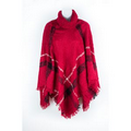 Knitted Acrylic Wholesale Poncho for Women